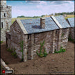 Black Rock Barracks - King and Country, DnD building | Pathfinder | Castle | Fort | Wargaming Terrain | Scatter scenery, Medieval, 28mm 32mm