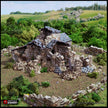 Ruined French Mausoleum - King and Country, dnd Medieval building, Graveyard, Crypt, Wargaming Terrain, Scatter scenery, 28mm 32mm 15mm