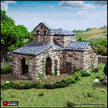 French Mausoleum - King and Country, dnd Medieval building, Graveyard, Crypt, Wargaming Terrain, Scatter scenery, 28mm 32mm 15mm