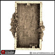 Ruined Country Manor - King and Country, dnd Medieval building, Village, Town, Wargaming Terrain, Scatter scenery, 28mm 32mm 15mm, House