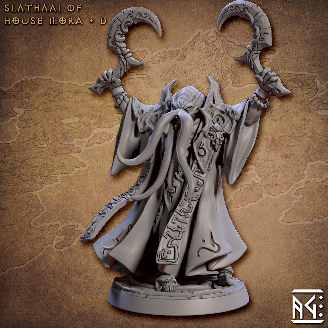 House Mora Slathaai - Artisan Guild | Illithid | Mind Flayer | Monster | Fantasy | Sorcerer | Alchemist | Fighter | DnD | Pathfinder