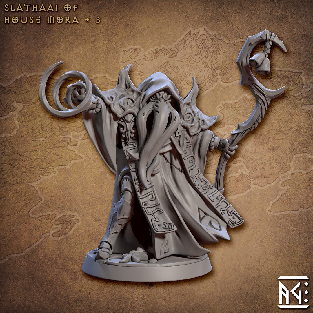 House Mora Slathaai - Artisan Guild | Illithid | Mind Flayer | Monster | Fantasy | Sorcerer | Alchemist | Fighter | DnD | Pathfinder