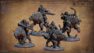 Orr'ugs Wolf Riders - Artisan Guild | Wolf | Fantasy | DnD | Pathfinder | Companion | Half Orc | Fighter | Ranger | Plains | Steppe | Animal