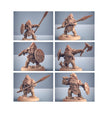 Dwarf Mountaineer mini set - Artisans Guild | Dwarf | Male | Female | Archer | Melee | Fighter | DnD | Wargaming | Pathfinder Fantasy