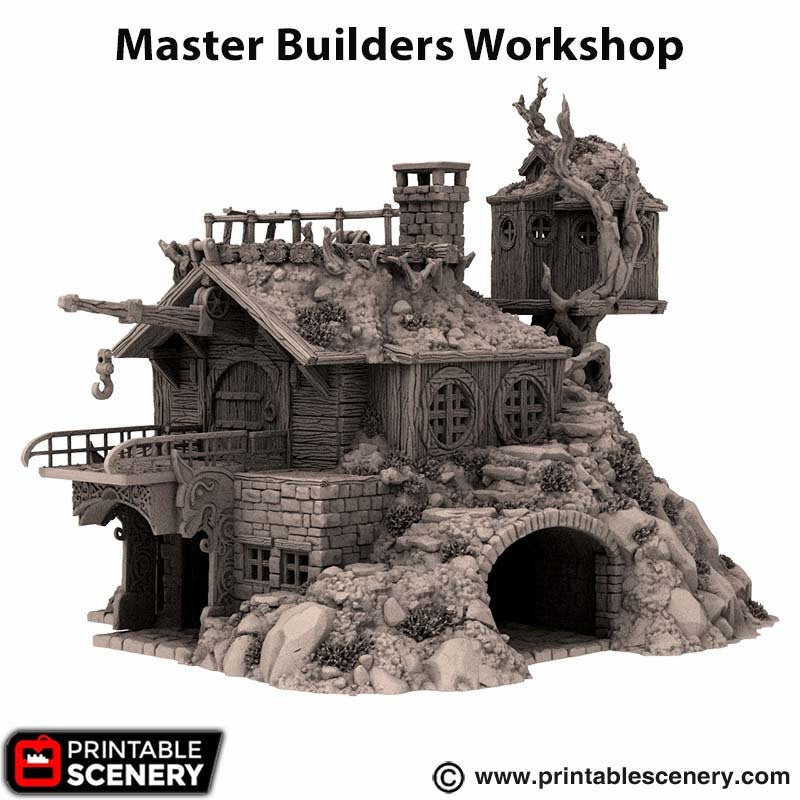 Master Builders Workshop - Rise of the Halflings - DnD building | Forest | Hills | Tinker | Wargaming Terrain | Scatter scenery, Fantasy
