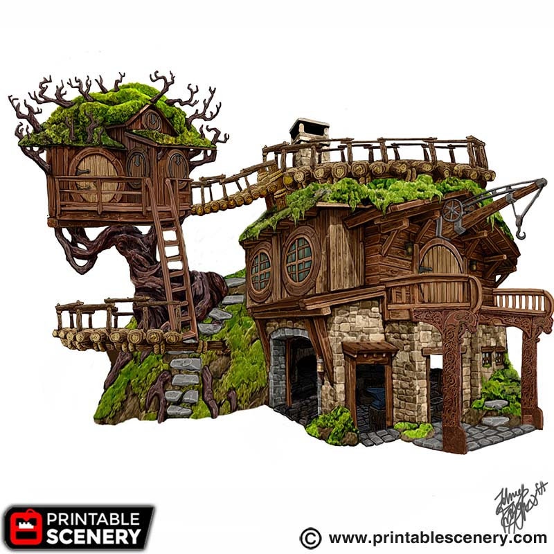 Master Builders Workshop - Rise of the Halflings - DnD building | Forest | Hills | Tinker | Wargaming Terrain | Scatter scenery, Fantasy