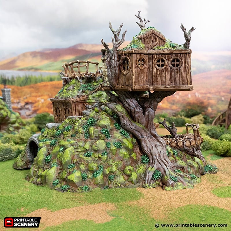 Master Builders Workshop - Rise of the Halflings - DnD building | Forest | Hills | Tinker | Wargaming Terrain | Scatter scenery, Fantasy
