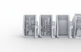 Arms Dealer Scatter Terrain mini set - Novus Landing, EC3D, Infinity, Legion, Sci-fi, Cyberpunk 2077, Wargaming Scenery, Black Market
