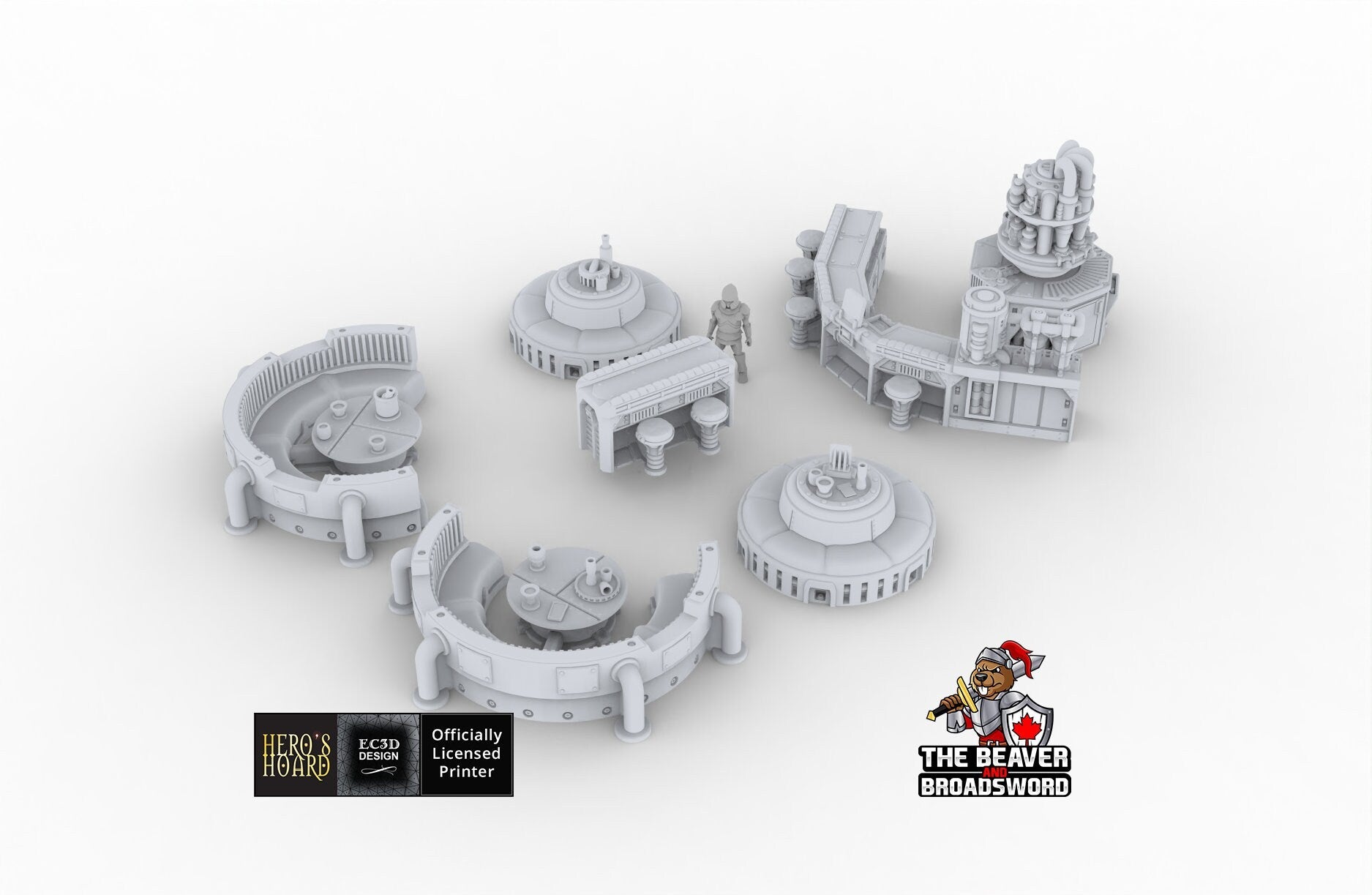 The Cantina Scatter Terrain - Novus Landing, Tavern, Inn, Bar, EC3D, Infinity, Legion Sci-fi, Cyberpunk 2077, Wargaming