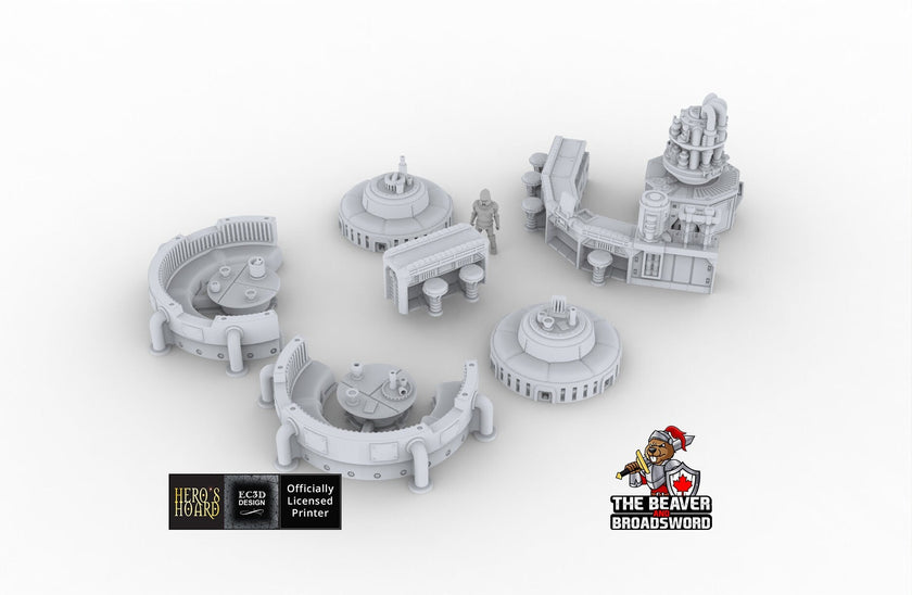 The Cantina Scatter Terrain - Novus Landing, Tavern, Inn, Bar, EC3D, Infinity, Legion Sci-fi, Cyberpunk 2077, Wargaming