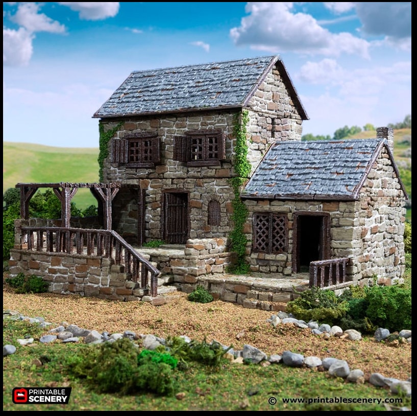 Stonestreet Bakers - King and Country, DnD, Pathfinder, 15mm, 28mm, 32mm, wargaming terrain, scenery D&D shop, marchant, medieval village