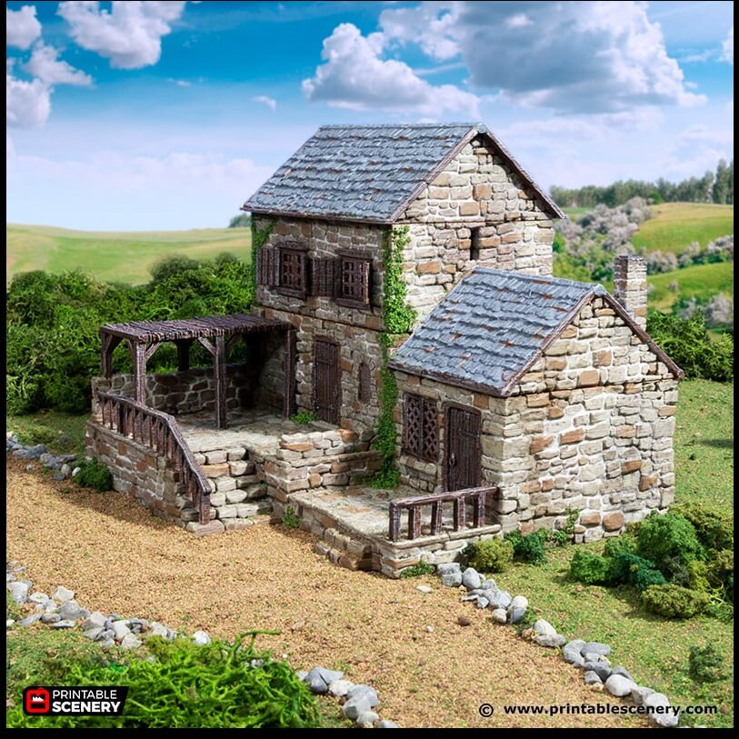 Stonestreet Bakers - King and Country, DnD, Pathfinder, 15mm, 28mm, 32mm, wargaming terrain, scenery D&D shop, marchant, medieval village