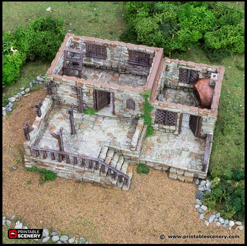 Stonestreet Bakers - King and Country, DnD, Pathfinder, 15mm, 28mm, 32mm, wargaming terrain, scenery D&D shop, marchant, medieval village