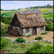 Norman Stone Barn - King and Country, DnD, Pathfinder, 15mm, 28mm, 32mm, wargaming terrain, scenery D&D farm, crops, medieval village, town