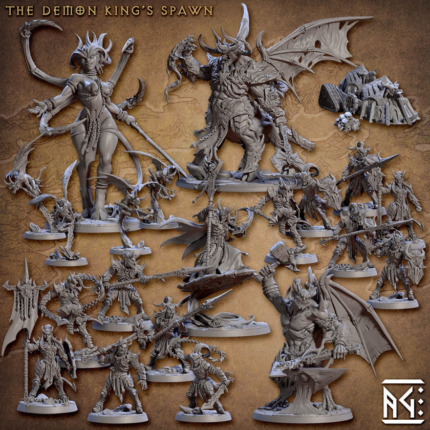 Gorge Imps - Artisan Guild Demon King Spawn | Monster | Fantasy, DnD | Imp | Demonic | Flying | Abyss, Hell, Forge | Melee, Ranged, Familiar