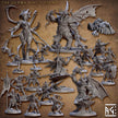 Mezzalfiends of the Gorge - Artisan Guild Demon King Spawn | Monster | Fantasy, DnD | Tiefling | Fighter | Paladin | Cleric | Hell, Abyss