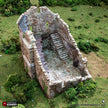 Ruined Norman Stone Manor - King and Country, DnD, Pathfinder, 15mm, 28mm, 32mm, wargaming terrain, scenery D&D, medieval village, castle