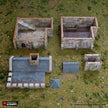 Norman Stone Keep - King and Country, DnD, Pathfinder, 15mm, 28mm, 32mm, wargaming terrain, scenery D&D, medieval castle, fort, village
