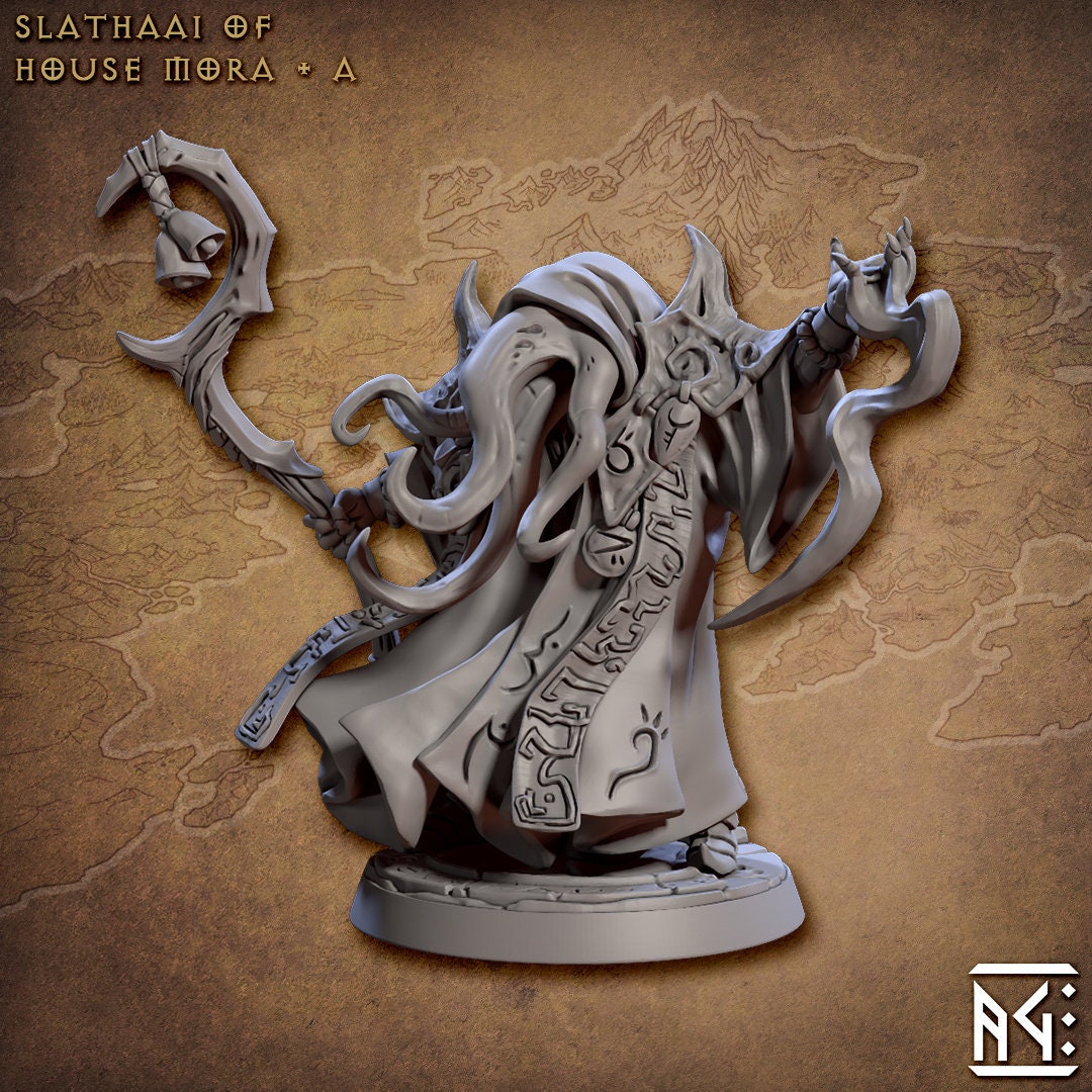 House Mora Slathaai - Artisan Guild | Illithid | Mind Flayer | Monster | Fantasy | Sorcerer | Alchemist | Fighter | DnD | Pathfinder