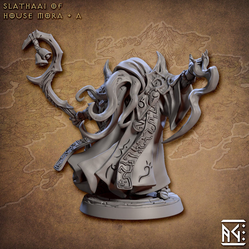House Mora Slathaai - Artisan Guild | Illithid | Mind Flayer | Monster | Fantasy | Sorcerer | Alchemist | Fighter | DnD | Pathfinder