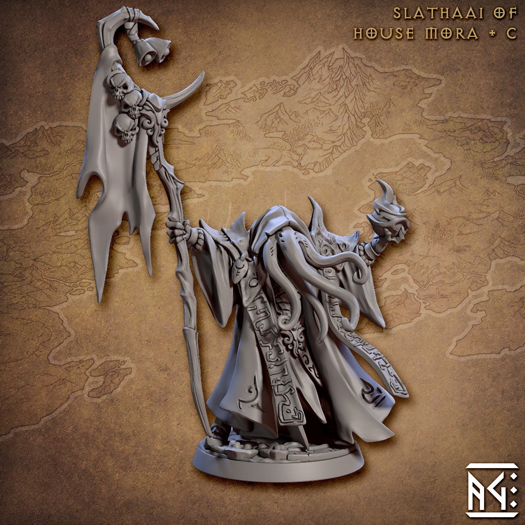 House Mora Slathaai - Artisan Guild | Illithid | Mind Flayer | Monster | Fantasy | Sorcerer | Alchemist | Fighter | DnD | Pathfinder