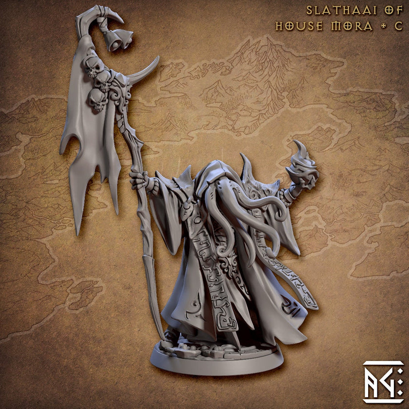 House Mora Slathaai - Artisan Guild | Illithid | Mind Flayer | Monster | Fantasy | Sorcerer | Alchemist | Fighter | DnD | Pathfinder