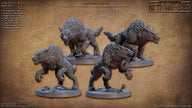 Orr'ugs Wolf Riders - Artisan Guild | Wolf | Fantasy | DnD | Pathfinder | Companion | Half Orc | Fighter | Ranger | Plains | Steppe | Animal