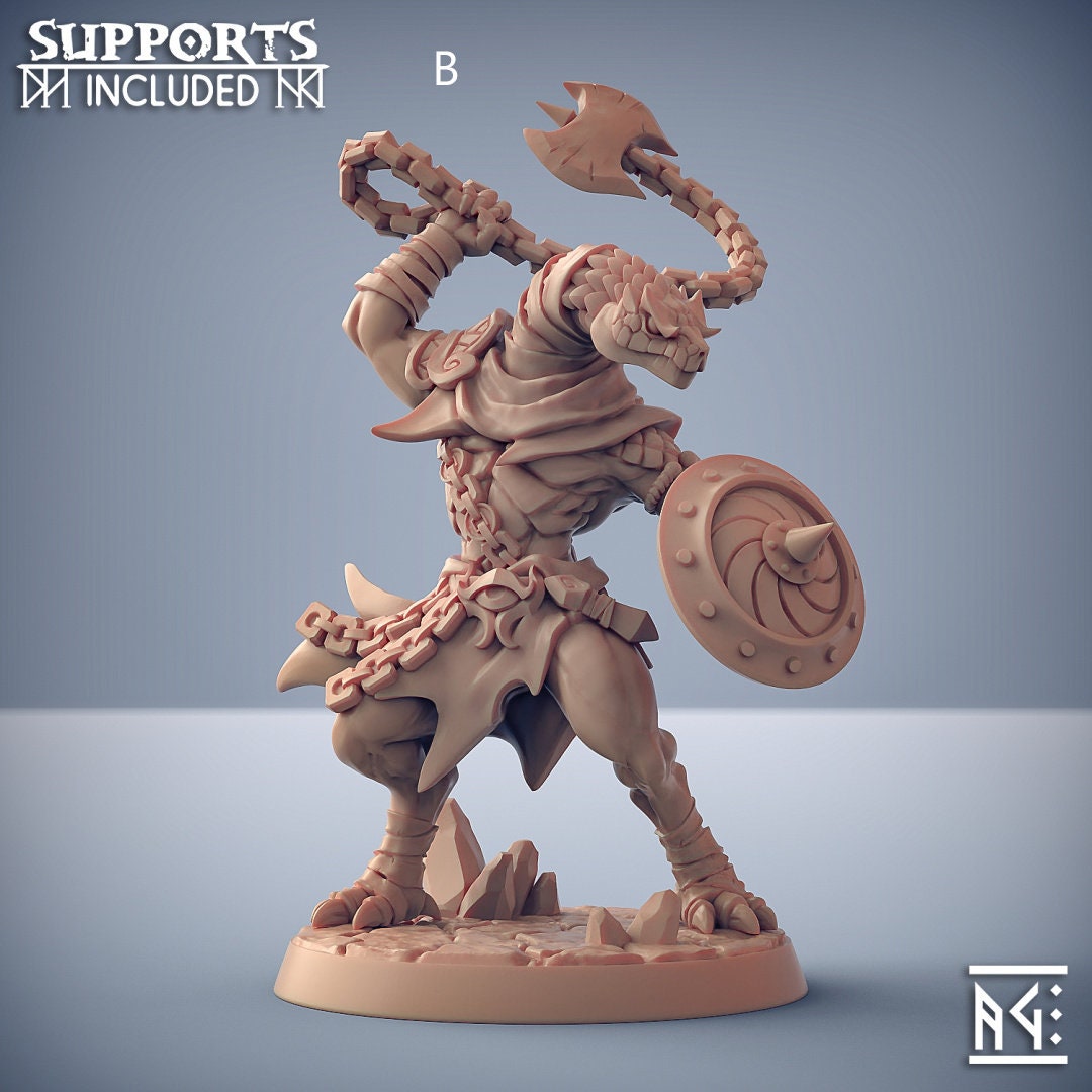 Nagarot Thralls - Artisan Guild Maneater Nagarots | Monster | Fantasy | DnD | Rogue | Fighter | Ranger | Yuan-Ti | Snakefolk | Nagaji