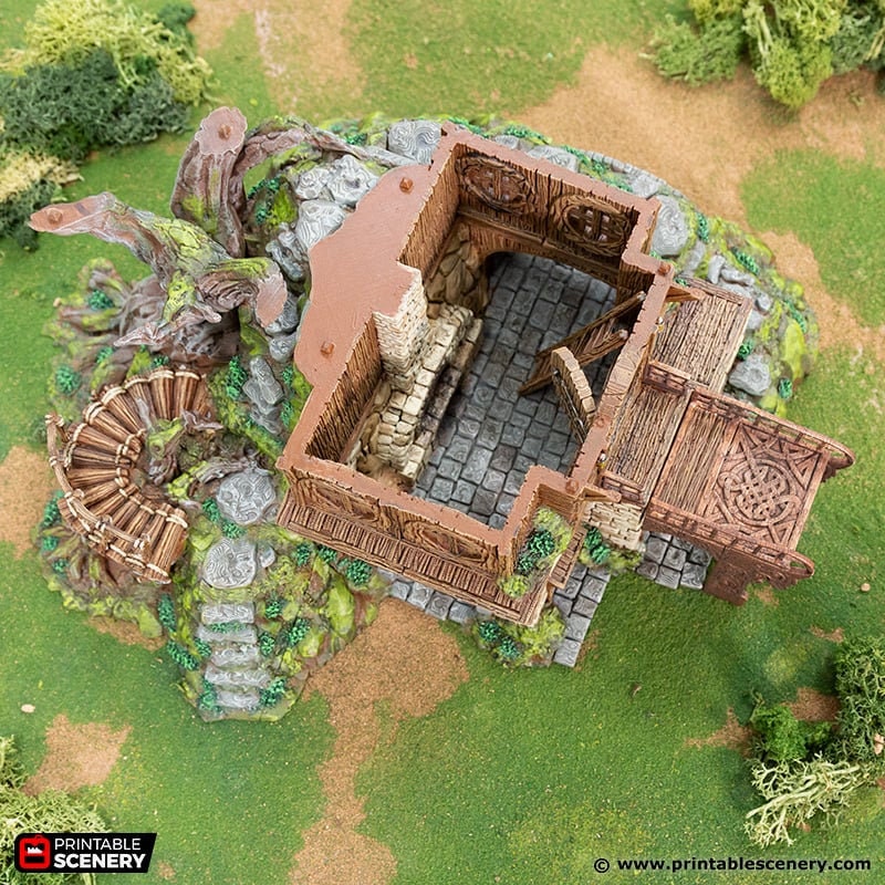 Master Builders Workshop - Rise of the Halflings - DnD building | Forest | Hills | Tinker | Wargaming Terrain | Scatter scenery, Fantasy