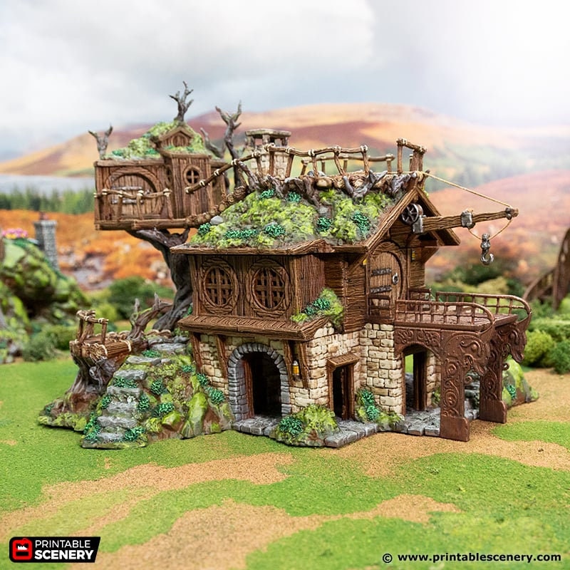 Master Builders Workshop - Rise of the Halflings - DnD building | Forest | Hills | Tinker | Wargaming Terrain | Scatter scenery, Fantasy
