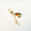 Paint Palette and Brush Keychain
