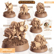 Armillo - dnd Armadillo mini - Cast N Play, Burrower, Friend, Wizard Familiar, Animal Companion, Ranger, Druid Form, Doctor, General