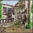 Town Trade Signs - King and Country, DnD, Pathfinder, 15mm, 28mm, 32mm, wargaming terrain, scenery D&D shop, merchant, smithy, farm, inn