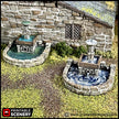 Town Fountains - King and Country, DnD, Pathfinder, 15mm, 28mm, 32mm, wargaming terrain, scenery D&D shop, medieval village, square, town