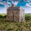 Norman Stone Keep - King and Country, DnD, Pathfinder, 15mm, 28mm, 32mm, wargaming terrain, scenery D&D, medieval castle, fort, village