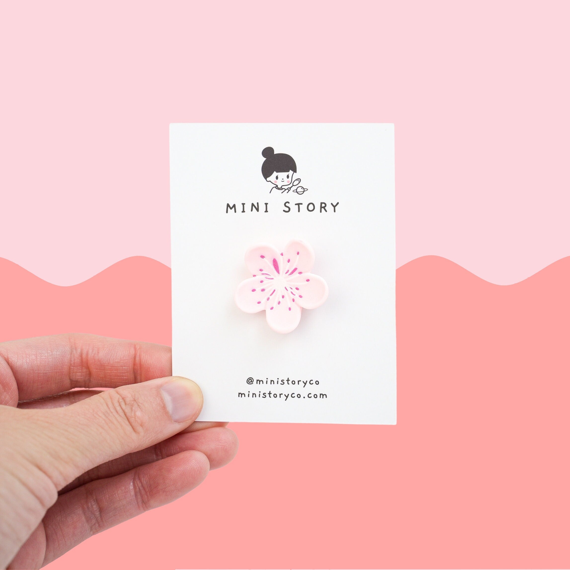 Sakura Flower Brooch