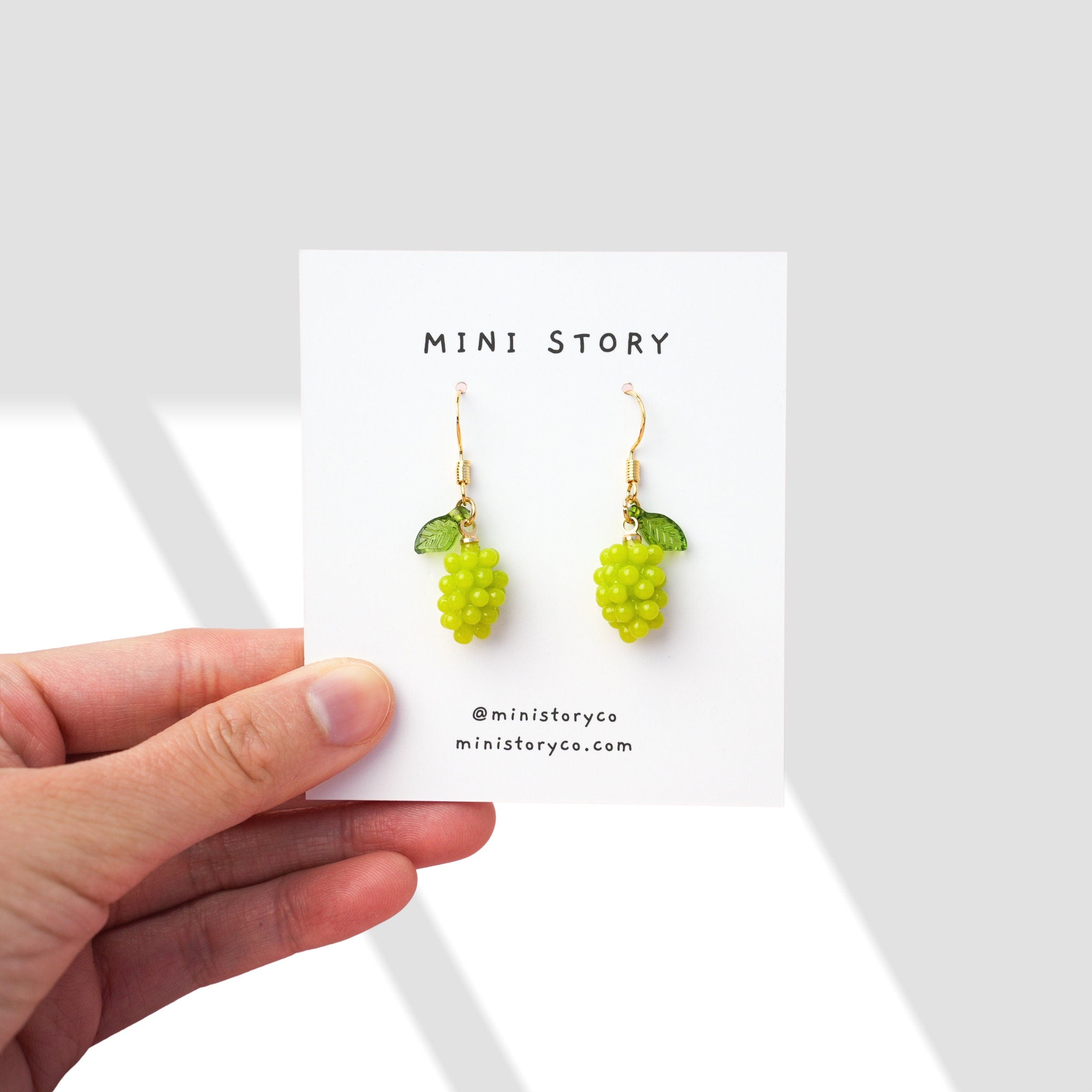 Grape Dangle Earrings