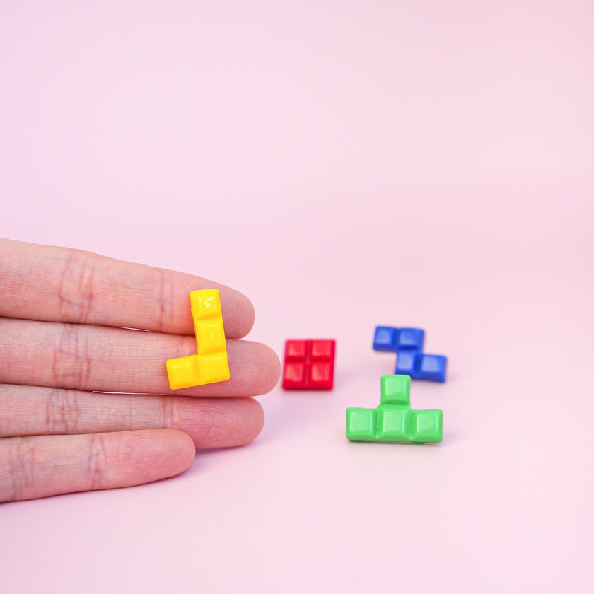 Retro Gaming Tetris Pin
