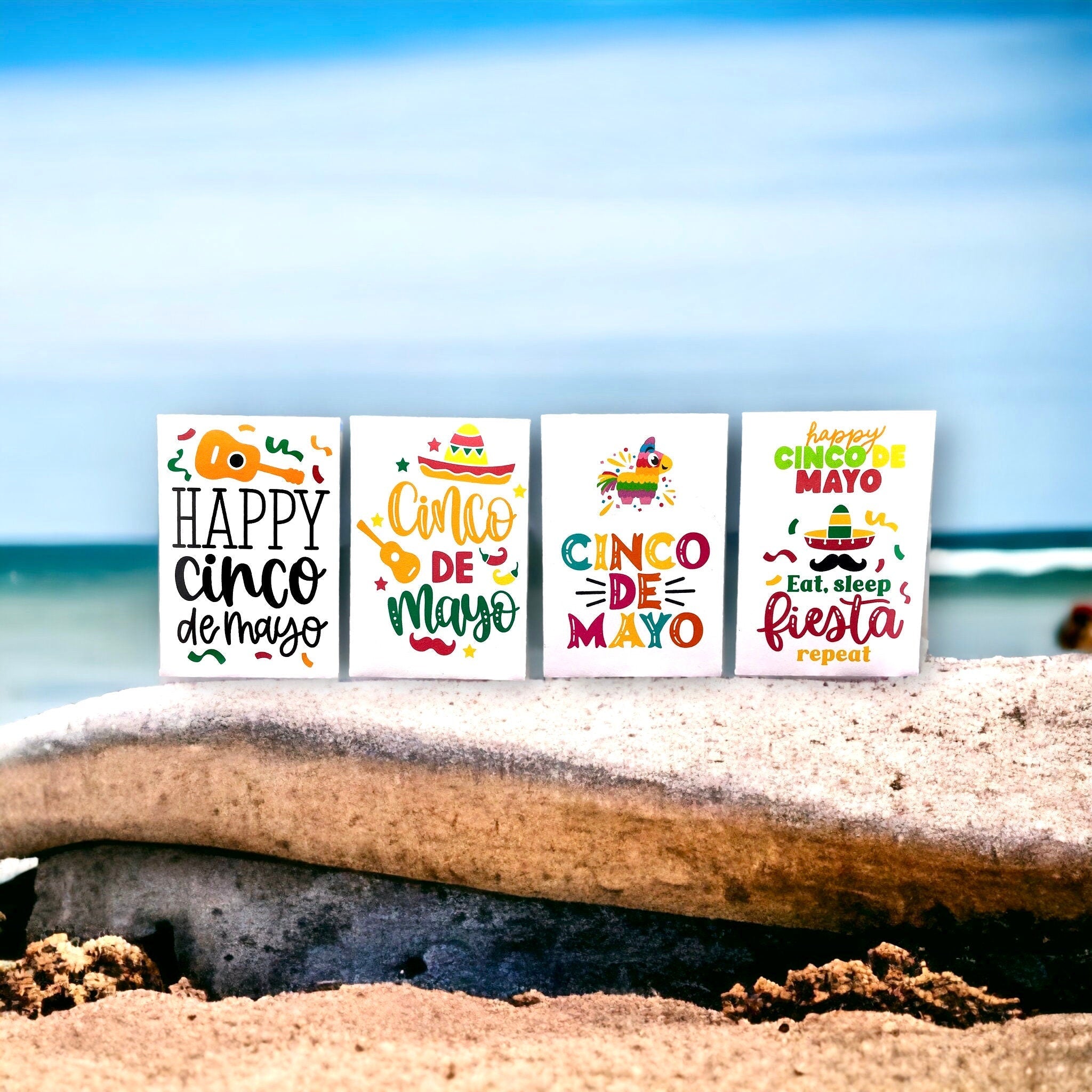 Seed Packages - Cinco de Mayo themed with Mixed Pepper Seeds - Includes 10 Packages of Pepper Seeds