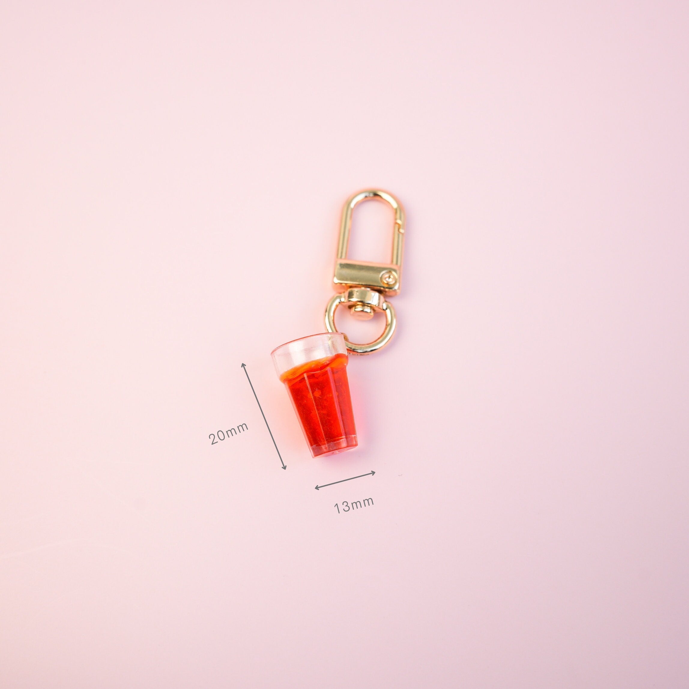 Lemon Iced Tea Keychain