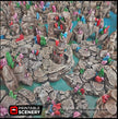 Crystal Stone Floors 7pc set | DnD Terrain Scatter Dungeon Tiles Platform Printable Scenery Fantasy Tabletop Game 3D Printed TTRPG Diorama