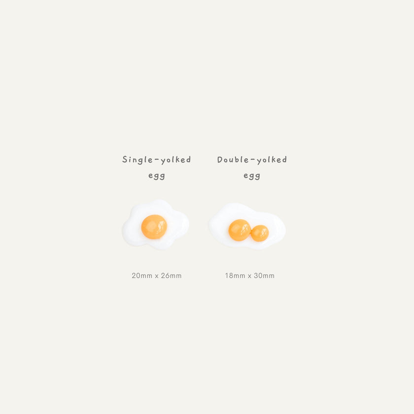 Sunny Side up Egg Brooch