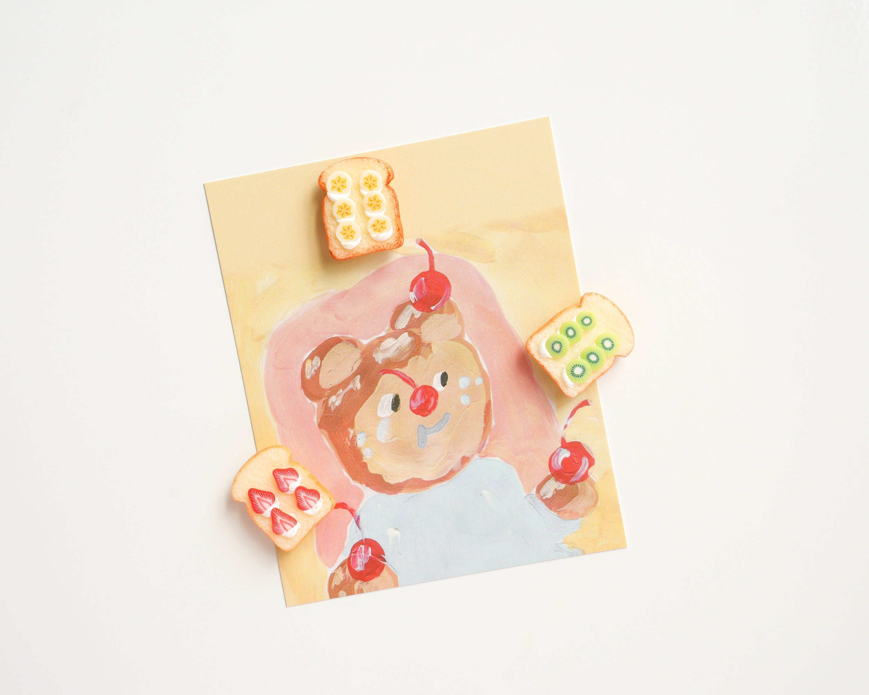 Fruit Toast Magnet Set