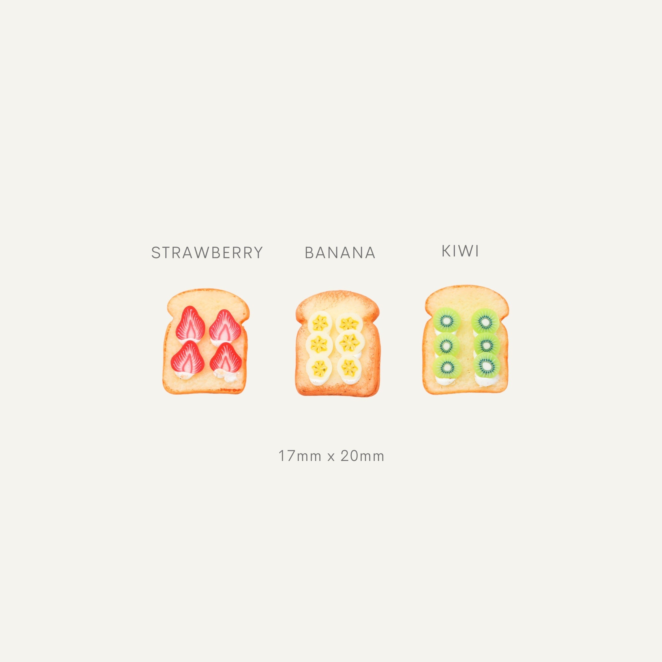 Fruit Toast Magnet Set