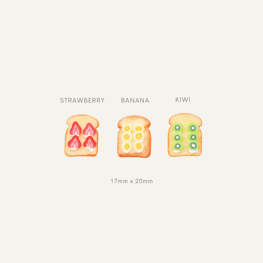 Fruit Toast Magnet Set