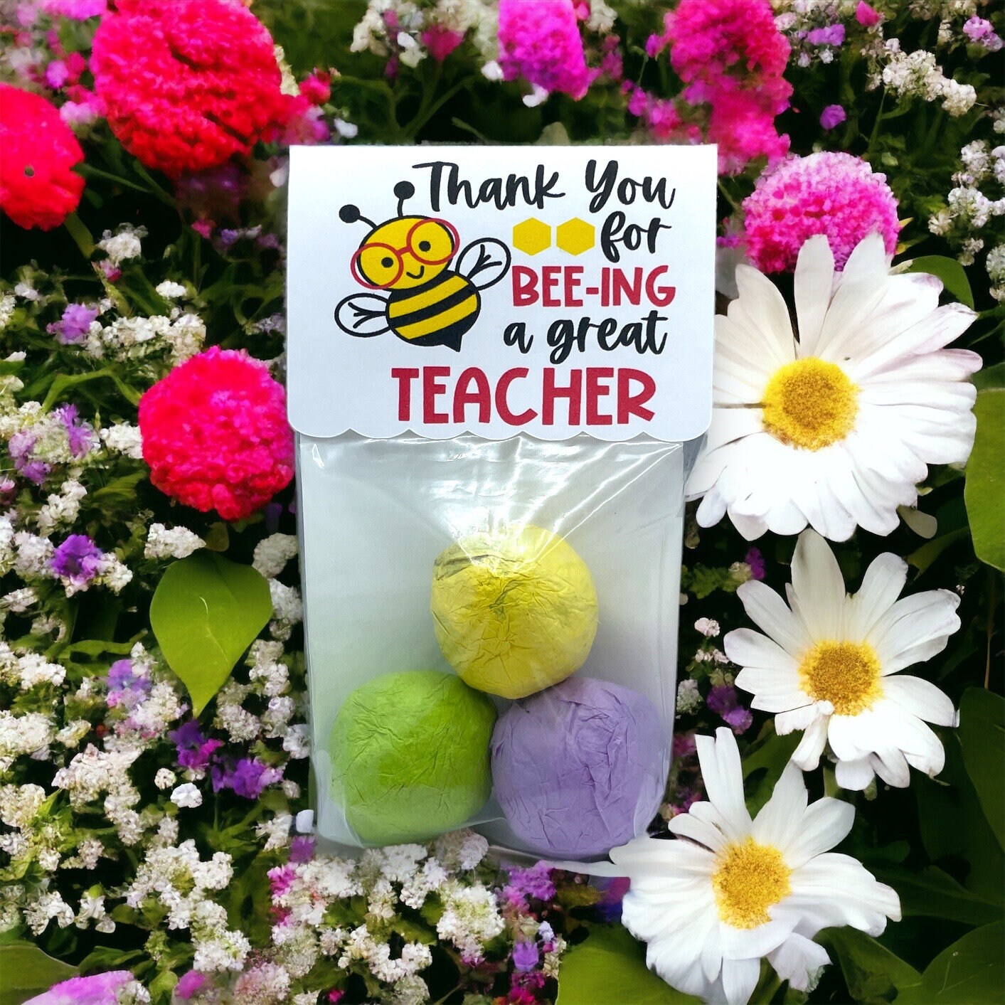 Seed Bombs - 3 Pack - Teacher Appreciation Gift to say Thank you - Canadian Wildflower
