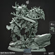 Dark Baron Harkon - dnd miniature Cast N Play Riders of Doom, Wargaming, Human, Male, Fighter, Cleric, Paladin, Boss, Monster, Evil, Undead