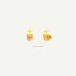 Popcorn Brooch