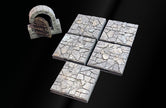 MAGNETIC Dungeon Tiles Starter Set - Short Wall Dungeon Theme (with minis!) | Dungeons And Dragons, D&D, Pathfinder, Mini, Dragonlock, TTRPG