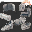 Sci-fi Scenery - Med Bay - EC3D, Infinity, Legion, Sci-fi, Cyberpunk, Starfinder, tabletop terrain, traveler, futuristic, Medical, Office